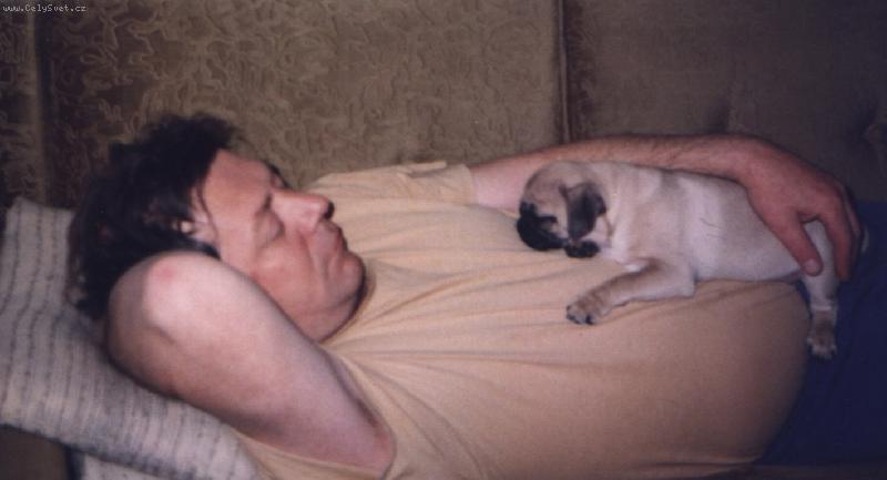 Foto: Bert�k-Tak hajal, kdy� byl miminko :)