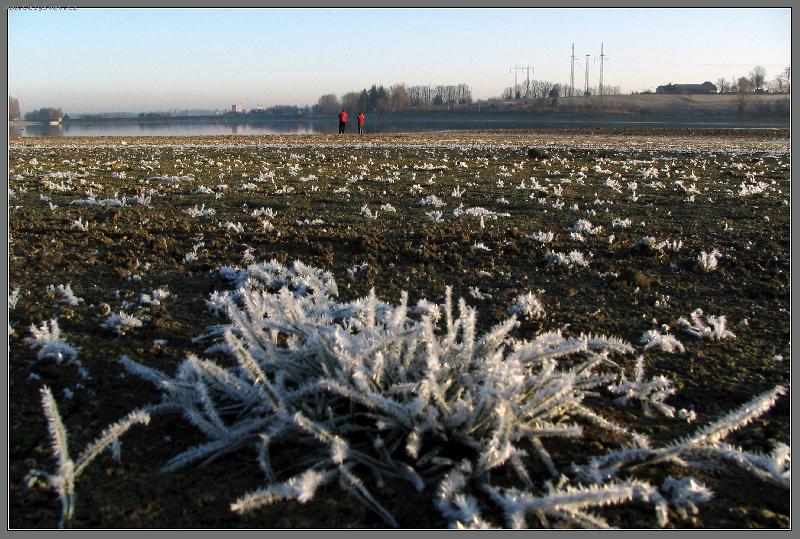 Foto: Zima na p�ehrad�-Kr�sn� zimn� jitro na p�ehrad� u Fr�dku M�stku