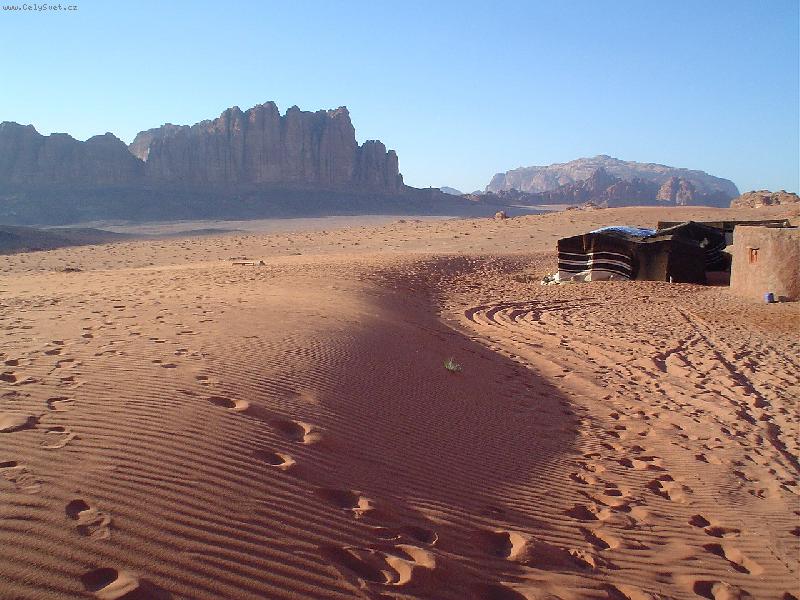 Foto: pou�� Wadi Rum