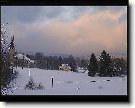 Zimn Bublava pi zpadu slunce