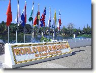 svtov vlen muzeum v Kanchanaburi u slavnho mostu u eky Kwai